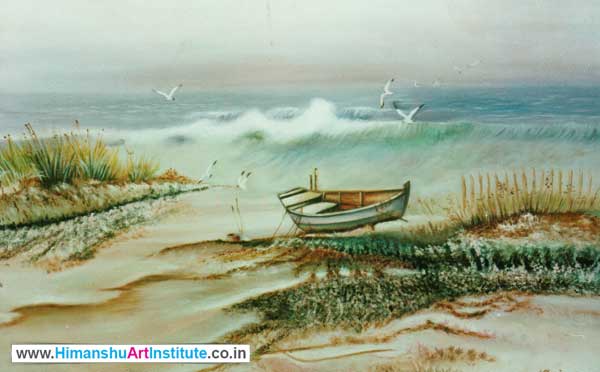 Online Professional Certificate Course in Landscapes Painting, Landscapes Painting Classes in Delhi, Online Certificate Classes, Landscape Drawing Classes, Nature Drawing, Online Best Landscape Painting Classes in Delhi, India