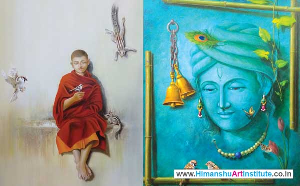 Online Professional Certificate Course in Oil & Acrylic Painting, Oil & Acrylic Painting Classes in Delhi, Oil Painting Classes, Acrylic Painting Classes, Online Best Oil & Acrylic Painting Classes in Delhi, India