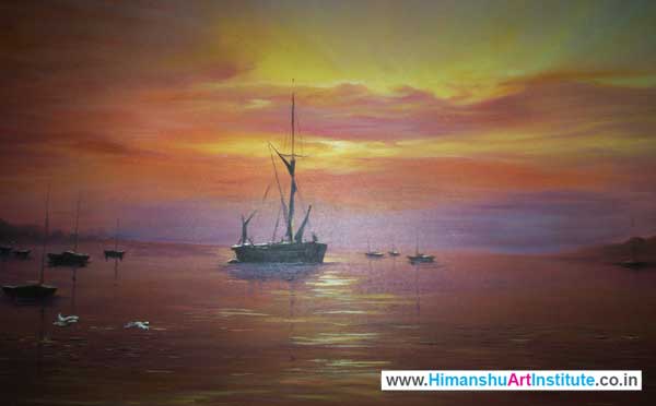 Online Professional Certificate Course in Oil & Acrylic Painting, Oil & Acrylic Painting Classes in Delhi, Oil Painting Classes, Acrylic Painting Classes, Online Best Oil & Acrylic Painting Classes in Delhi, India