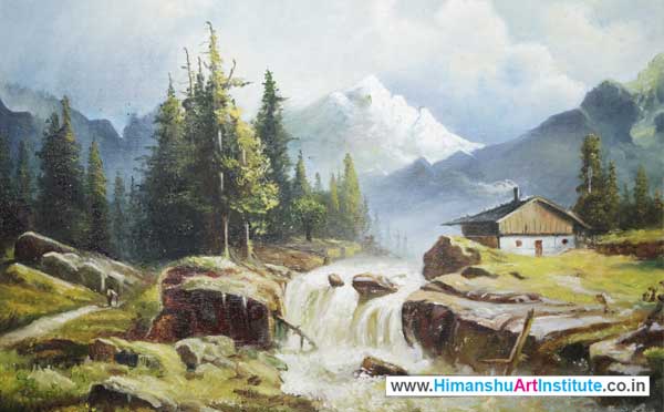 Online Professional Certificate Course in Oil Painting, Oil Painting Classes in Delhi, Oil Painting Institute, Oil Painting for Beginners, Online Certificate Course in Oil Painting, Online Best Oil Painting Classes in Delhi, India