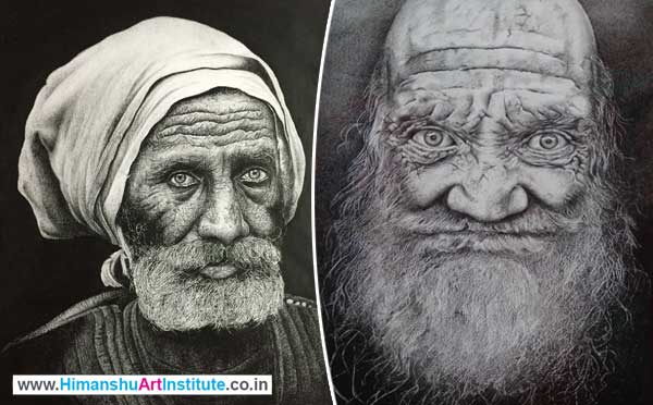 Online Professional Certificate Course in Pencil Shading, Pencil Shading Classes in Delhi, Pencil Portrait Drawing Classes, Pencil Shading Course, Online Best Pencil Shading Drawing Classes in Delhi, India