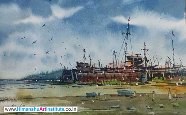 Online Professional Certificate Course in Water Colour Painting, Watercolour Painting Classes, Watercolor Painting Classes, Water Colour Painting Course, Watercolor Painting Course, Online Water Colour Painting Classes in Delhi, India