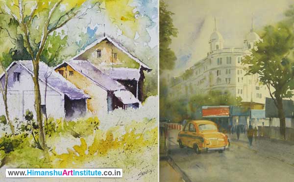 Online Professional Certificate Course in Water Colour Painting, Watercolour Painting Classes, Watercolor Painting Classes, Water Colour Painting Course, Watercolor Painting Course, Online Water Colour Painting Classes in Delhi, India