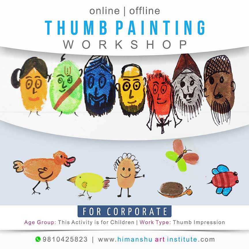 Thumb painting | Finger paint art, Thumb painting, Thumbprint art